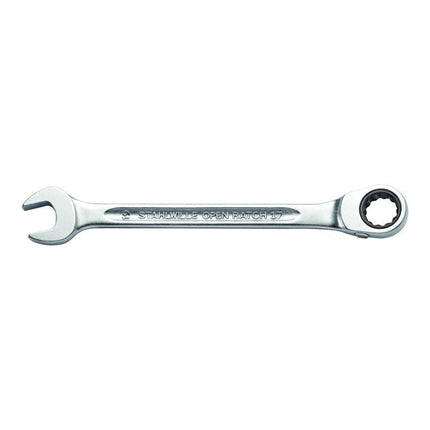 STAHLWILLE OPEN-RATCH 17 open-end ratchet spanner, width across flats 14 mm length 190 mm ( 4000826069 )