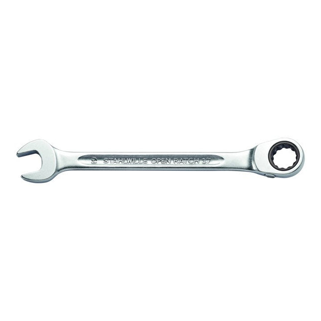 STAHLWILLE OPEN-RATCH 17 llave de carraca abierta 19 mm de ancho entre caras Longitud 252 mm ( 4000826074 )