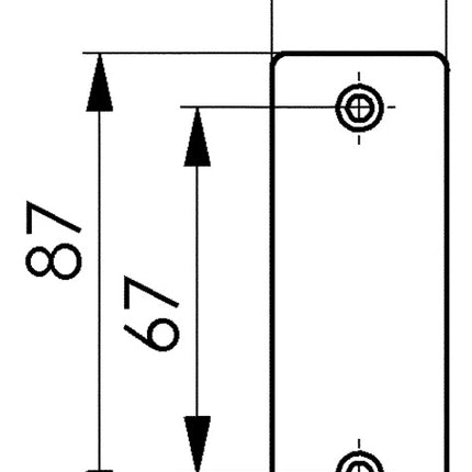 AMF Drückerrosette 498 Leichtmetall F1 / silberfarbig ( 3311121007 )