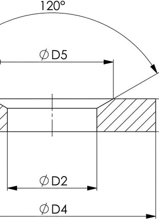 AMF Rondelle à portée conique DIN 6319G pour vis M20 ( 4000833451 )