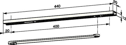 Canal portaobjetos DORMAKABA G 96 N 20 para ITS 96 ( 3325032036 )