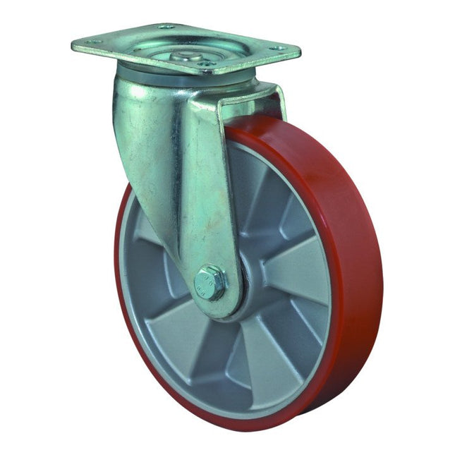 BS ROLLEN Heavy-duty swivel castor Wheel Ø 200 mm Load capacity 800 kg ( 3000275931 )