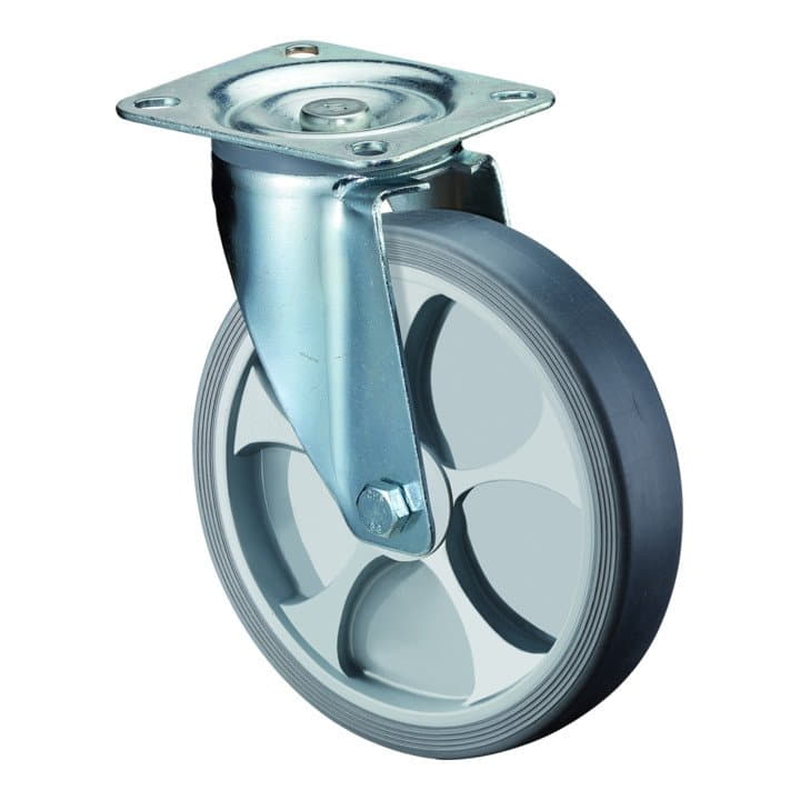 BS ROLLEN Swivel castor Wheel Ø 100 mm Load capacity 110 kg ( 3000275588 )
