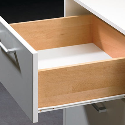 HETTICH roller guide FR 402 with Stop Control steel white ( 3000271405 )