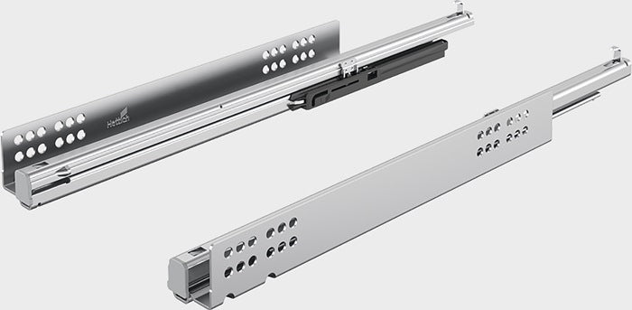 HETTICH Vollauszug Quadro V6 mit Silent System Stahl verzinkt ( 3000271479 )