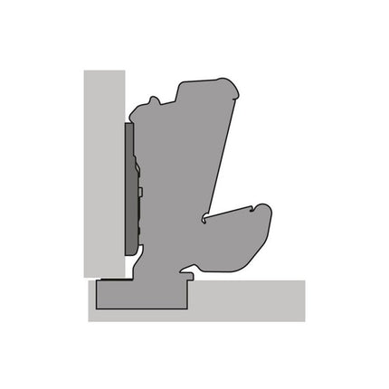 Bisagra gran angular HETTICH Sensys 8657i con amortiguación integrada THS 55 ( 8000612699 )