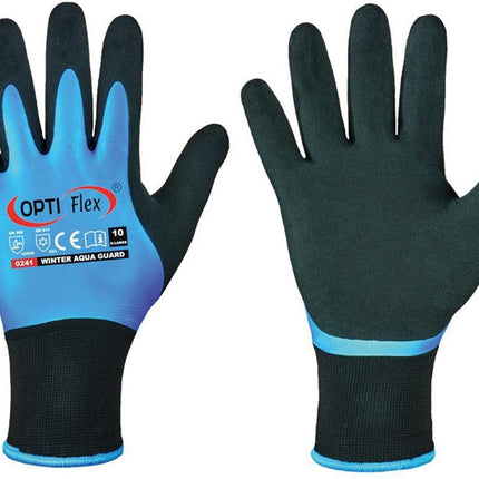 Guantes OPTIFLEX invierno Aqua Guard talla 11 negro/azul ( 8000140395 )