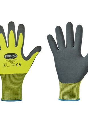 STRONGHAND Guantes Flexter talla 7 amarillo neón/gris (4000391067)