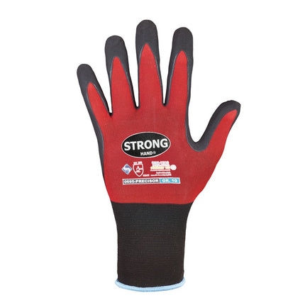 STRONGHAND gloves PRECISOR size 9 red/black ( 8000549463 )