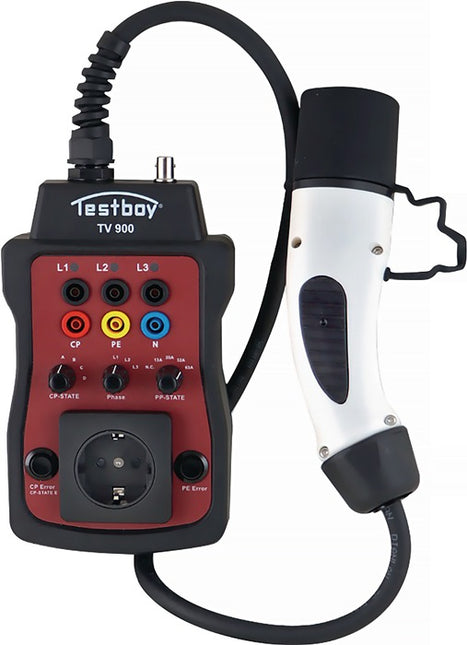 Adaptador de prueba de estación de carga TESTBOY TV 900 para estaciones de carga de tipo 2 ( 4000828083 )