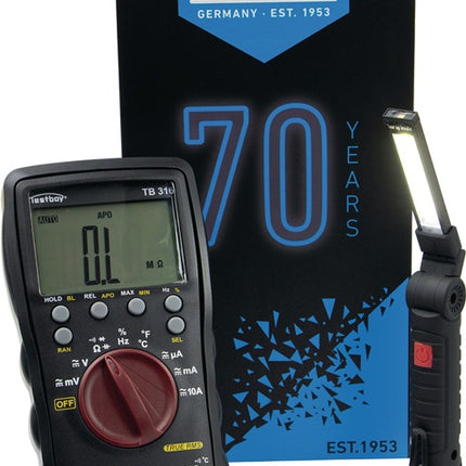 Multimetr TESTBOY TB 316 BLACK EDITION 600 mV - 600 V AC, 600 mV - 600 V DC ( 4000802076 )