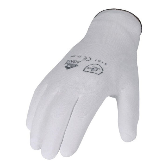 Guanti ASATEX taglia 10 bianco ( 4000371249 )