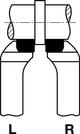 WILKE Outil à charioter frontal DIN 4977 ISO5 25 x 25 mm ( 4118630602 )