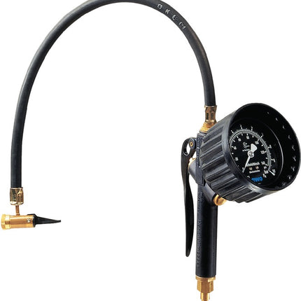 Inflador manual de neumáticos EWO euroair calibrado, con tapón de palanca ( 4000351861 )