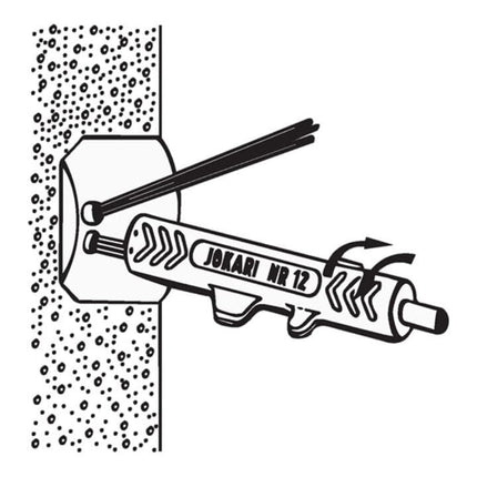 JOKARI stripping tool No. 12 total length 124 mm ( 4000817914 )