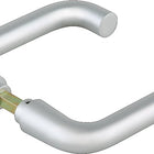 DORMA-GLAS pareja de manillas de cristal forma redonda metal ligero niro anodizado ( 3000254518 )