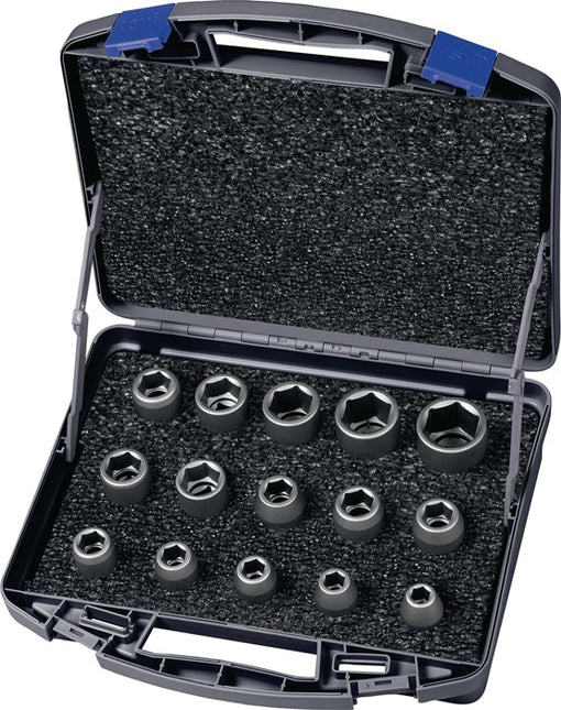 ASW Set di chiavi a bussola 720 KS 15 OL 15 pezzi 1/2 ″ ( 4000820988 )