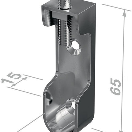 PG Schrankrohrlager 11118 Zinkdruckguss vernickelt ( 3000282762 )