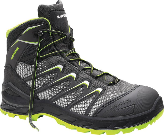 LOWA safety boots Larrox Work GTX grey Mid size 46 grey/green ( 8000469071 )