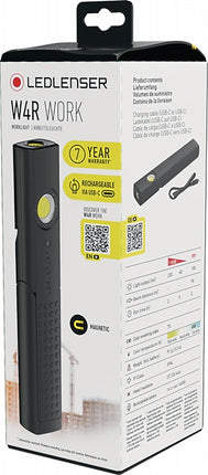 Lámpara de mano recargable LEDLENSER W4R Work 3,7 V 760 mAh ( 4000901292 )