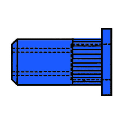GESIPA Blindnietmutter Nietschaft d x l 9 x 15,5 mm M6 ( 4000813529 )