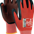 OX-ON Gloves Flexible Advanced 1901 size 10 black/red ( 4000391344 )