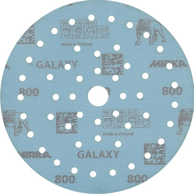 Disco abrasivo adesivo MIRKA GALAXY Grip Multifit 150 mm grana 800 ( 4000845350 )