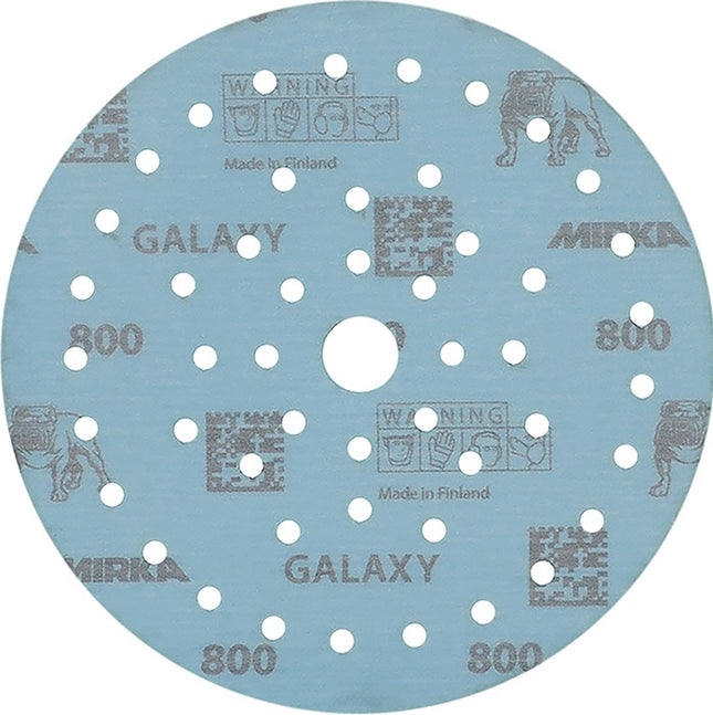 Disco abrasivo adesivo MIRKA GALAXY Grip Multifit 150 mm grana 800 ( 4000845350 )