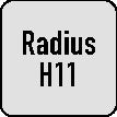 MAYKESTAG Viertelkreisprofilfräser DIN 6518 B Typ N Radius 3,5 mm ( 4117802007 )