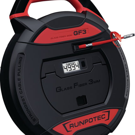 RUNPOTEC Kabeleinziehgerät GF3 Bandlänge 20 m Biegeradius 38 mm ( 4000818684 )