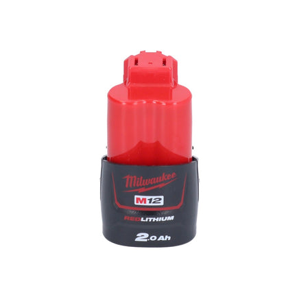 Milwaukee M12 FHIR14-201 cordless ratchet 12 V 47 Nm 1/4" brushless + 1x rechargeable battery 2.0 Ah - without charger