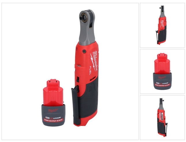 Milwaukee M12 FHIR14-251 cordless ratchet 12 V 47 Nm 1/4" brushless + 1x rechargeable battery 2.5 Ah - without charger