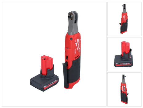 Cliquet à batterie Milwaukee M12 FHIR14-501 12 V 47 Nm 1/4" brushless + 1x batterie 5,0 Ah - sans chargeur