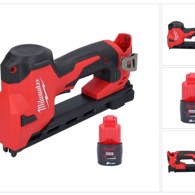 Milwaukee M12 BCST-201 wkrętarka akumulatorowa 12 V 19 x 25,4 mm + 1x akumulator 2,0 Ah - bez ładowarki