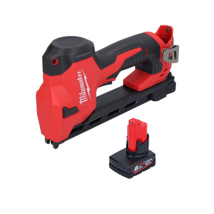 Milwaukee M12 BCST-601 cordless tacker 12 V 19 x 25.4 mm + 1x rechargeable battery 6.0 Ah - without charger