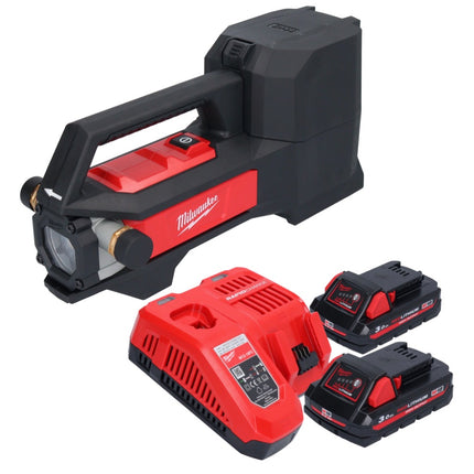 Milwaukee M18 BTP-302 Akku Transferpumpe 18 V 1817 l/h + 2x Akku 3,0 Ah + Ladegerät