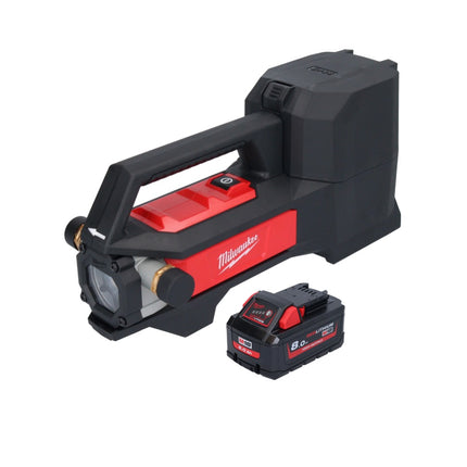 Bomba de trasvase a batería Milwaukee M18 BTP-801 18 V 1817 l/h + 1x batería 8,0 Ah - sin cargador