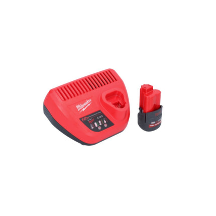 Milwaukee M12 PCG/310-251 cordless cartridge gun 12 V 310 ml + 1x battery 2.5 Ah + charger