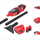 Milwaukee M12 HV-252 Akku Staubsauger 12 V + 2x Akku 2,5 Ah + Ladegerät
