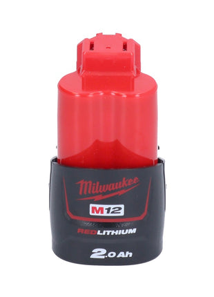 Avvitatore a impulsi a batteria Milwaukee M12 BIW38-201 12 V 135 Nm 3/8" + 1x batteria ricaricabile 2,0 Ah - senza caricabatterie