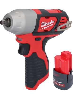 Milwaukee M12 BIW38-251 Cordless impact wrench 12 V 135 Nm 3/8" + 1x rechargeable battery 2.5 Ah - without charger