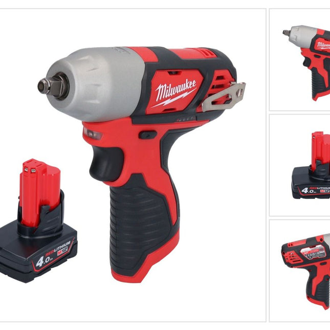 Milwaukee M12 BIW38-401 llave de impacto sin cable 12 V 135 Nm 3/8" + 1x batería recargable 4.0 Ah - sin cargador