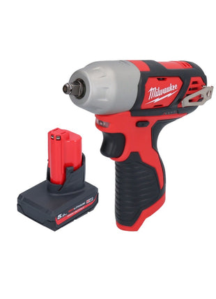 Milwaukee M12 BIW38-501 cordless impact wrench 12 V 135 Nm 3/8" + 1x rechargeable battery 5.0 Ah - without charger