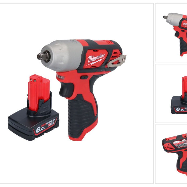 Milwaukee M12 BIW38-601 llave de impacto sin cable 12 V 135 Nm 3/8" + 1x batería recargable 6.0 Ah - sin cargador
