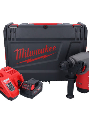 Milwaukee M18 ONEFHX-501X Akumulatorowy młot udarowo-obrotowy 18 V 2,5 J SDS-Plus Brushless + 1x akumulator 5,0 Ah + ładowarka + skrzynka HD