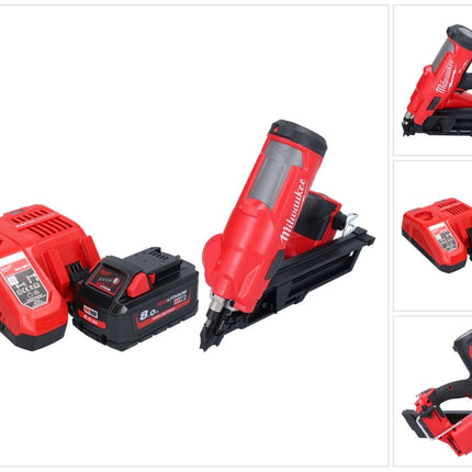 Milwaukee M18 FFN-801 Akku Nagler 18 V 50 - 90 mm Brushless + 1x Akku 8,0 Ah + Ladegerät