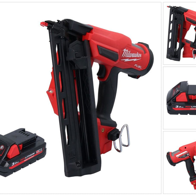 Milwaukee M18 FN16GA-301 Cordless nailer 18 V 32 - 64 mm brushless + 1x rechargeable battery 3.0 Ah - without charger