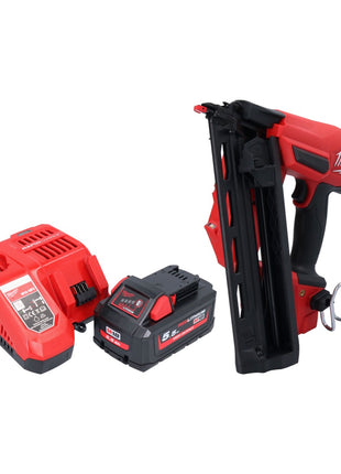 Milwaukee M18 FN16GA-551 Cordless nailer 18 V 32 - 64 mm brushless + 1x battery 5.5 Ah + charger