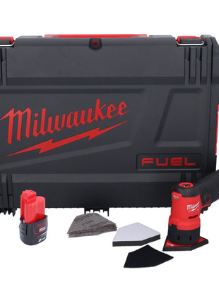 Milwaukee M12 FDSS-201X Akku Punktschleifer 12 V 88,8 x 63,5 mm Brushless + 1x Akku 2,0 Ah + HD-Box - ohne Ladegerät