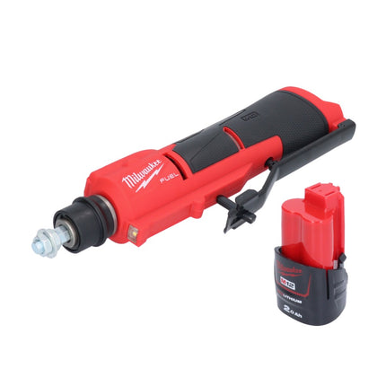 Milwaukee M12 FTB-201 Cordless Tyre Rougher 12 V 7/16" Hex Brushless + 1x rechargeable battery 2.0 Ah - without charger